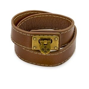 Patricia Nash Rose Tan Leather Cuff✨